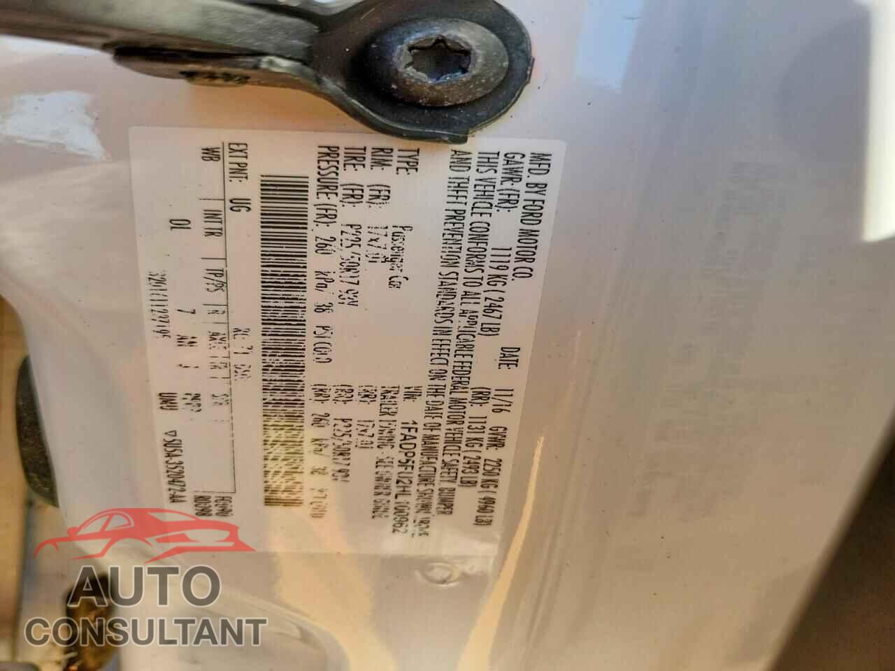 FORD C-MAX 2017 - 1FADP5FU2HL100962