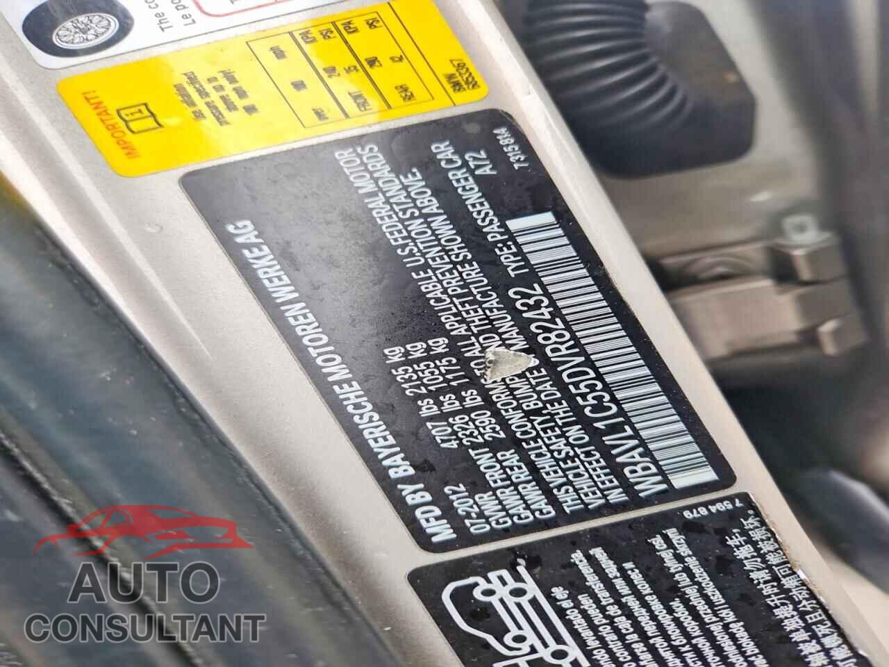 BMW X1 2013 - WBAVL1C55DVR82432
