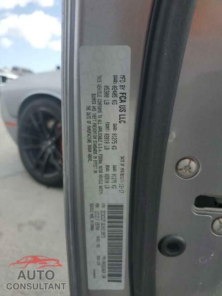 DODGE CHALLENGER 2018 - 2C3CDZFJ6JH219973
