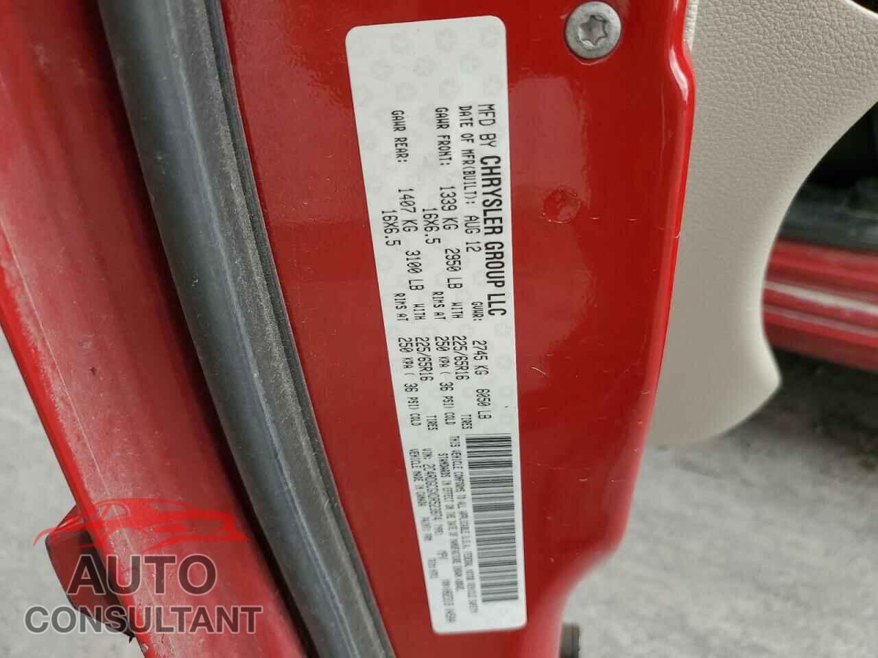 DODGE CARAVAN 2013 - 2C4RDGCGXDR523874