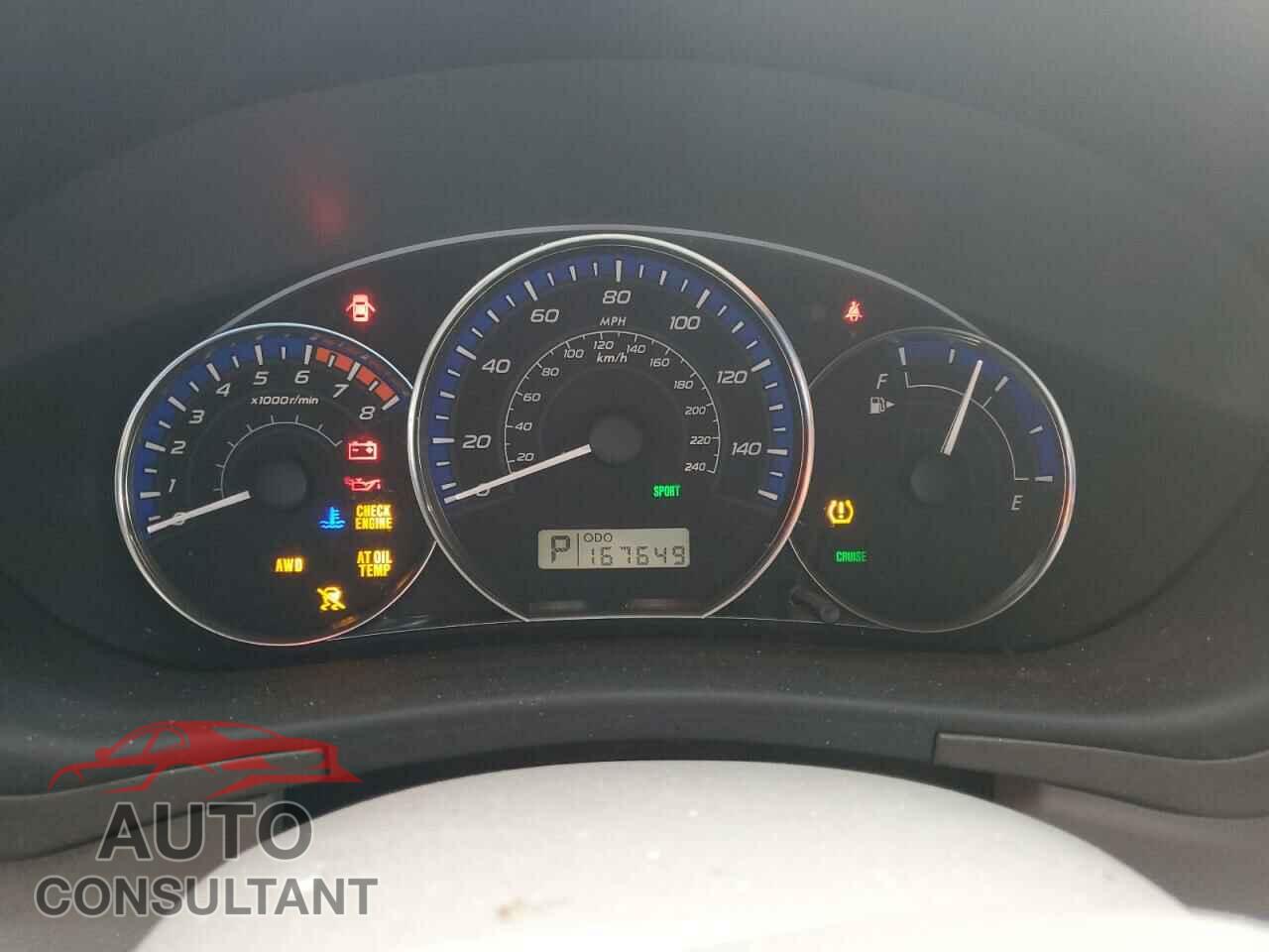 SUBARU FORESTER 2010 - JF2SH6AC1AH740898