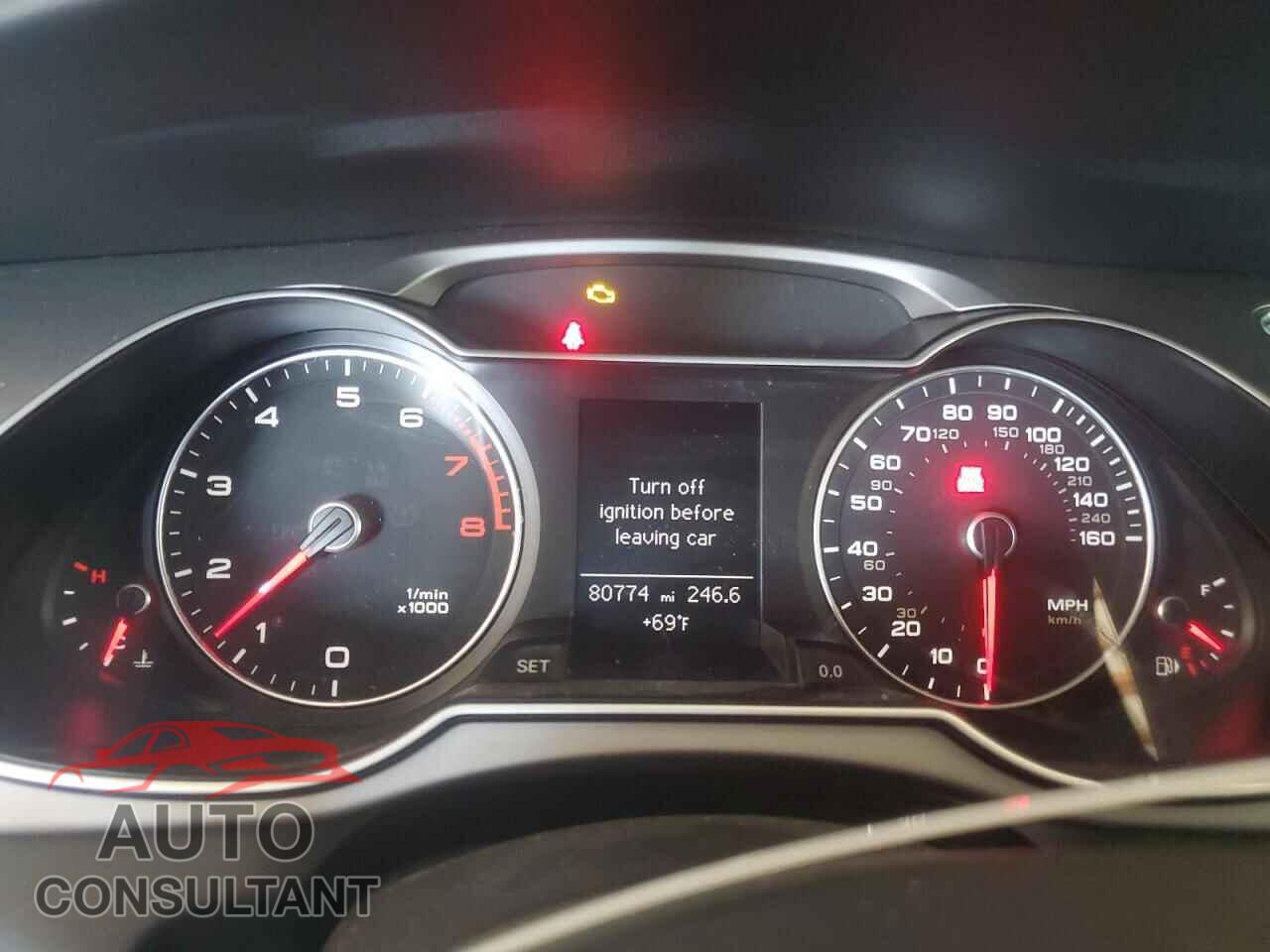 AUDI A4 2013 - WAUDFAFL0DN026191