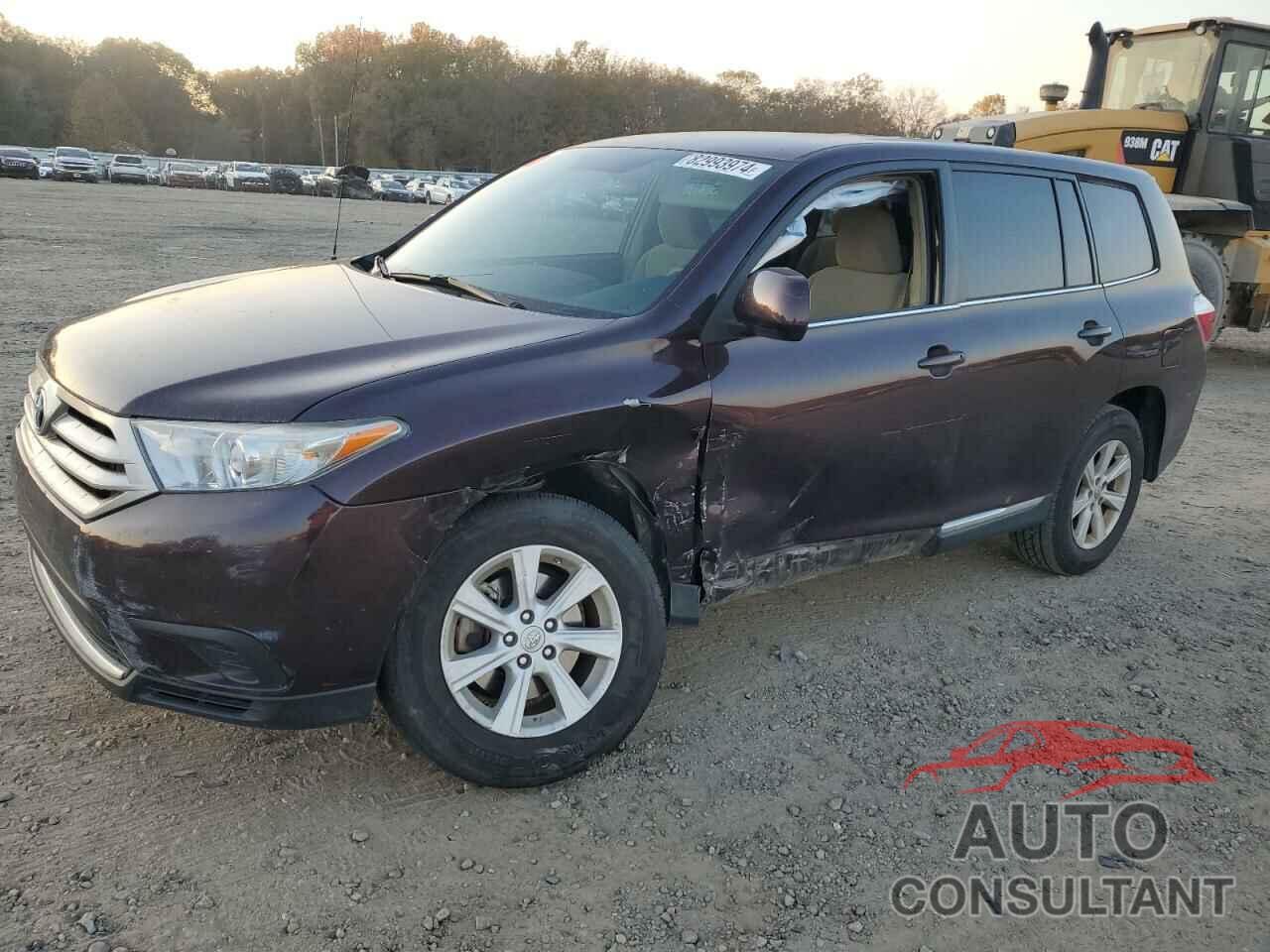 TOYOTA HIGHLANDER 2012 - 5TDZK3EH1CS060825