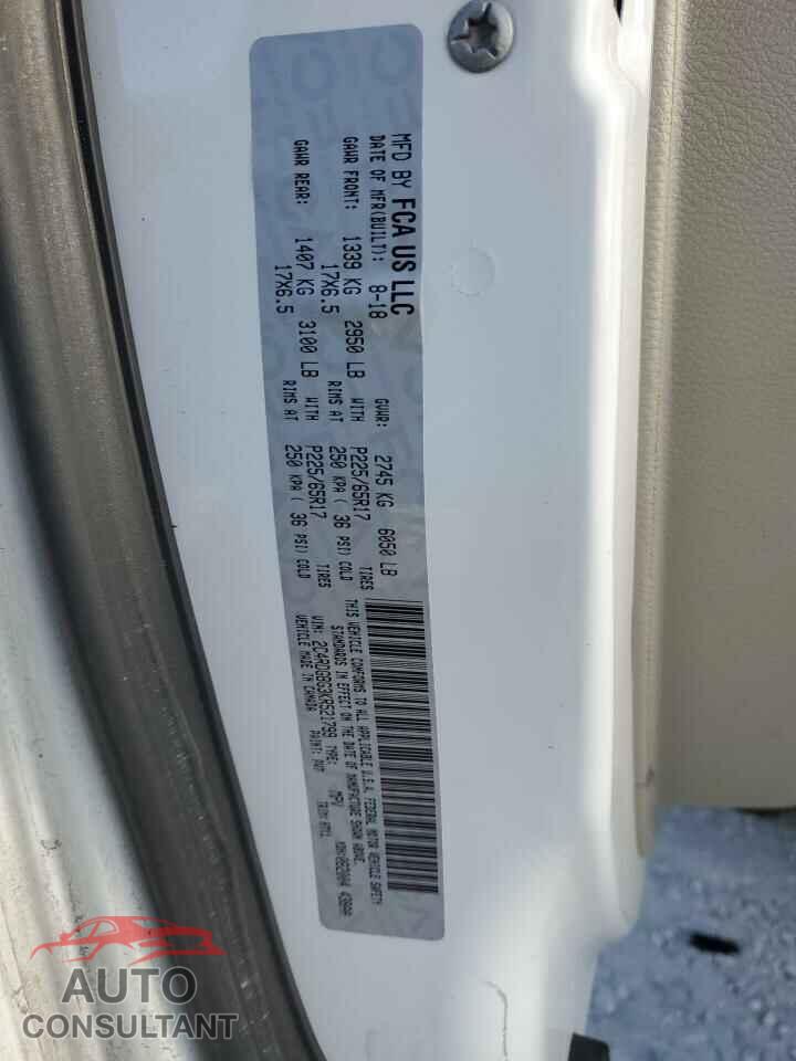 DODGE CARAVAN 2019 - 2C4RDGBG3KR521799