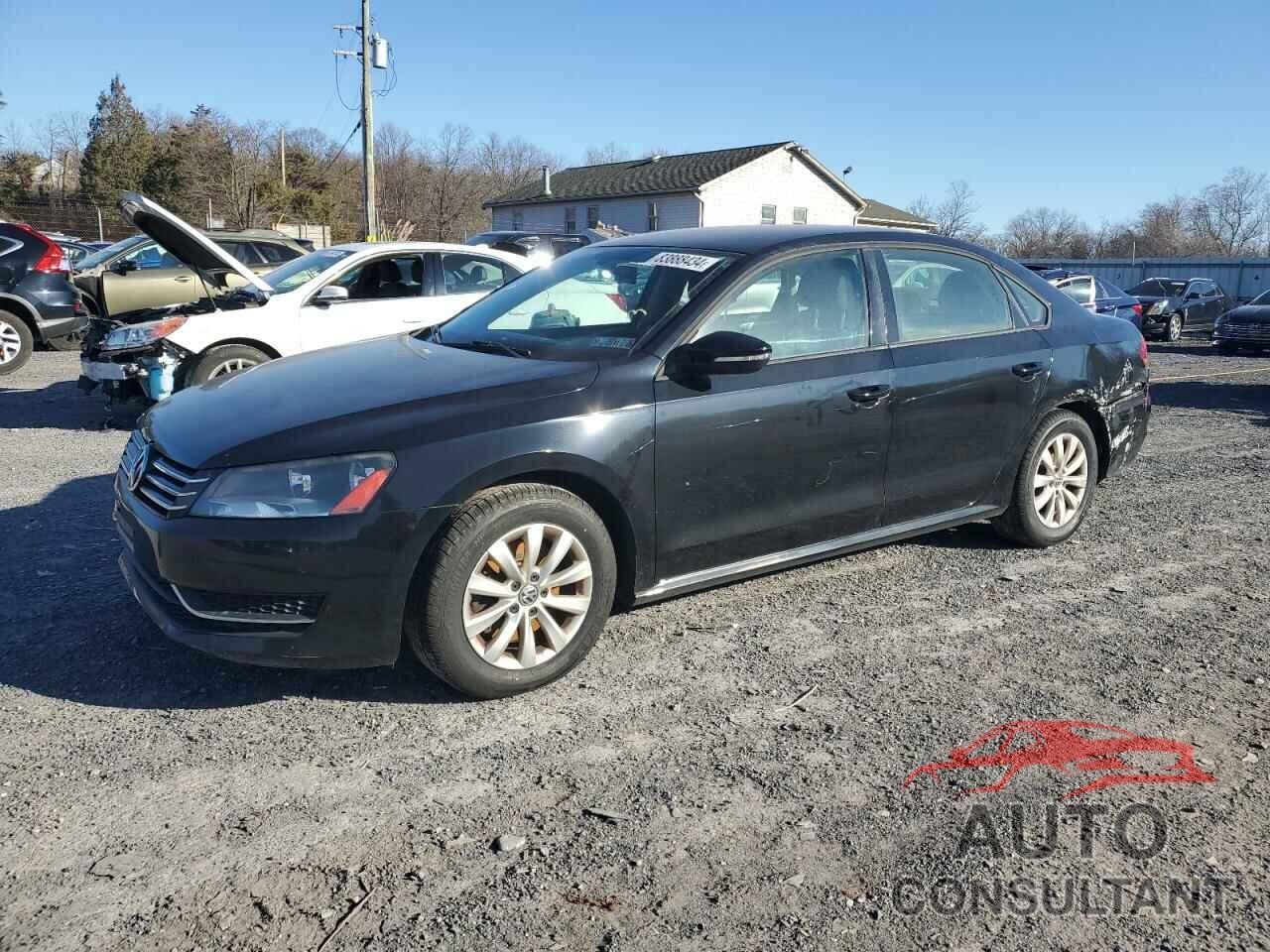 VOLKSWAGEN PASSAT 2012 - 1VWAP7A3XCC016207