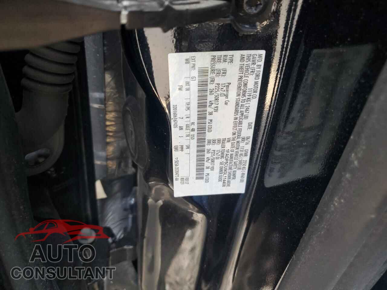 FORD CMAX 2016 - 1FADP5CU9GL114408