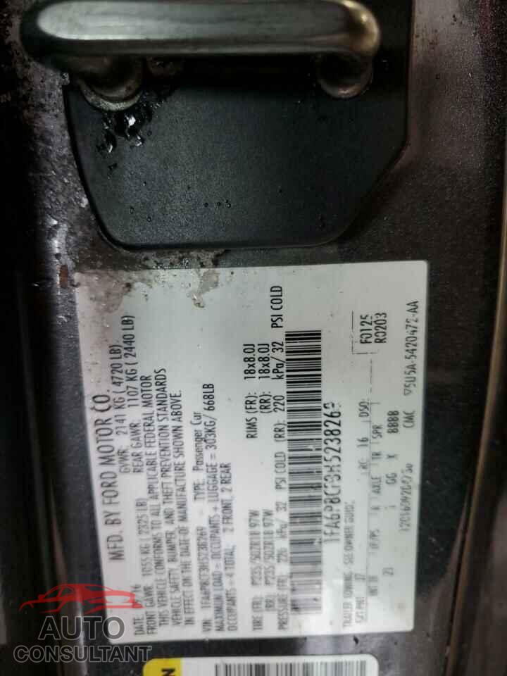 FORD MUSTANG 2017 - 1FA6P8CF3H5238269