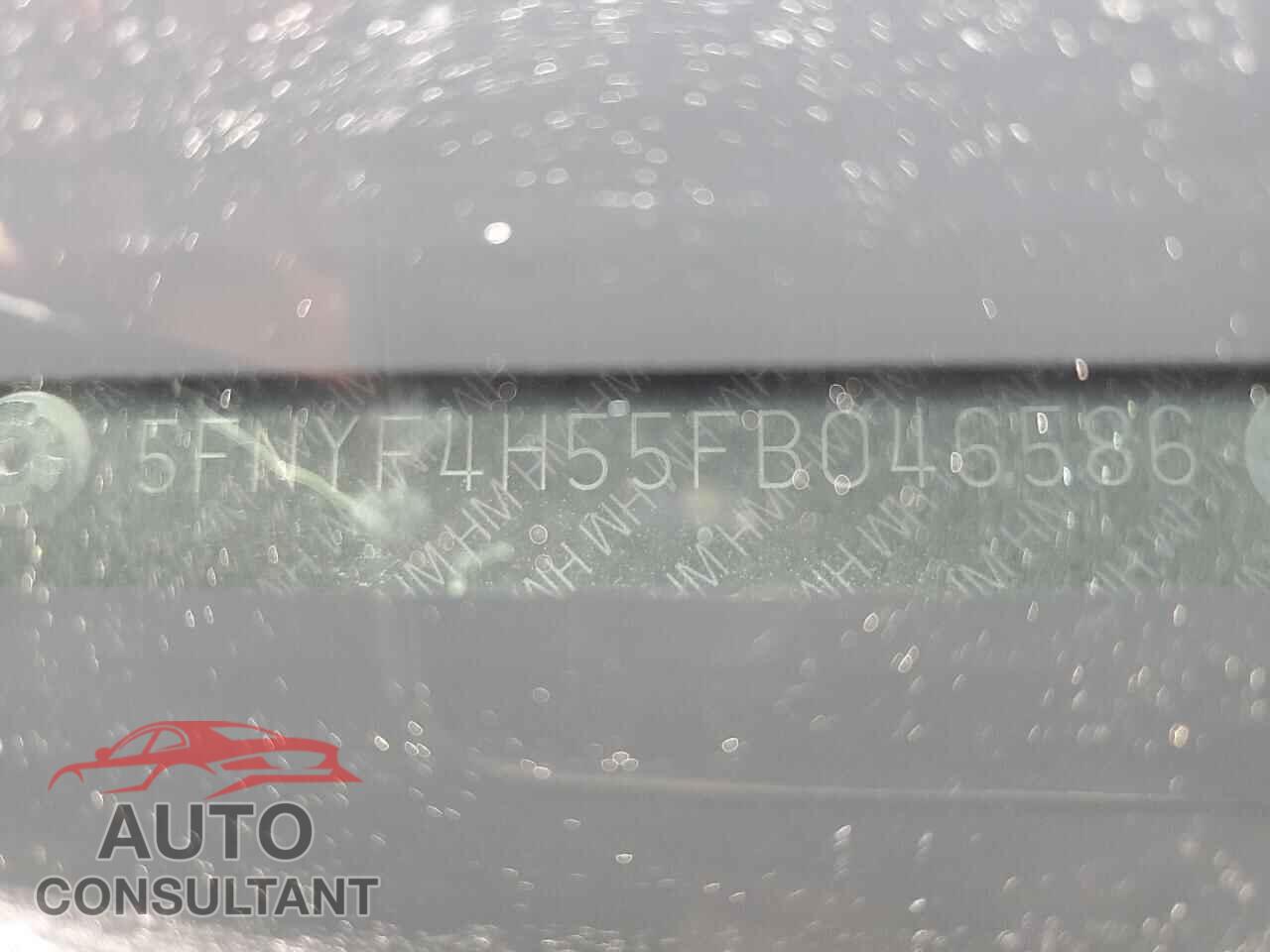HONDA PILOT 2015 - 5FNYF4H55FB046586