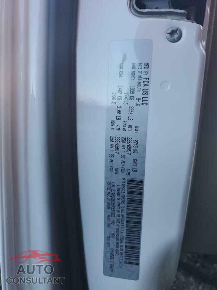 DODGE CARAVAN 2017 - 2C4RDGBG5HR597565