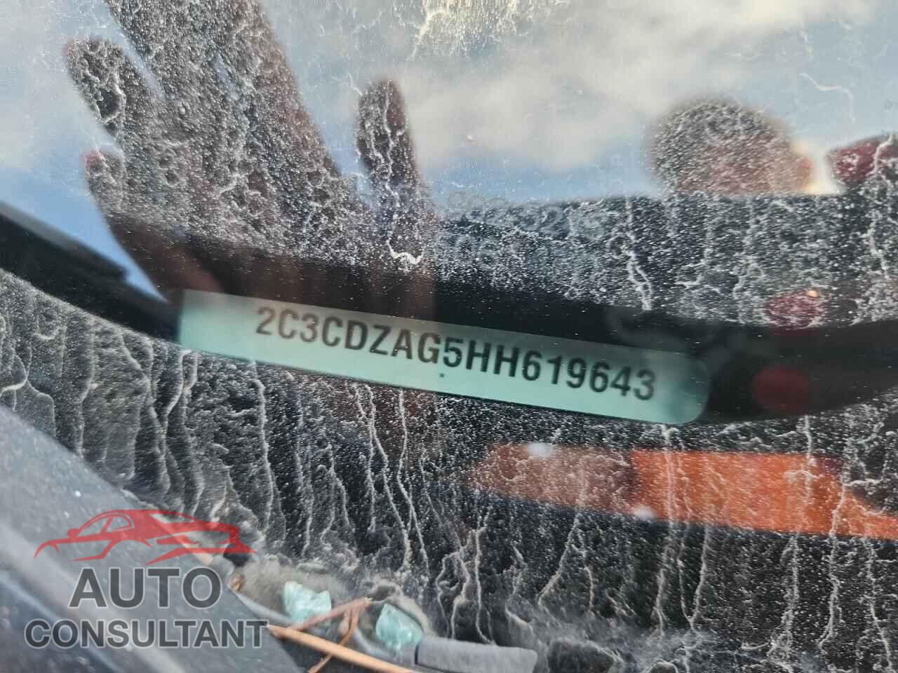 DODGE CHALLENGER 2017 - 2C3CDZAG5HH619643