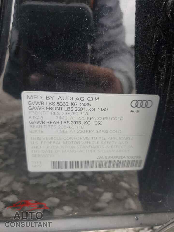 AUDI Q5 2014 - WA1LFAFP2EA109299