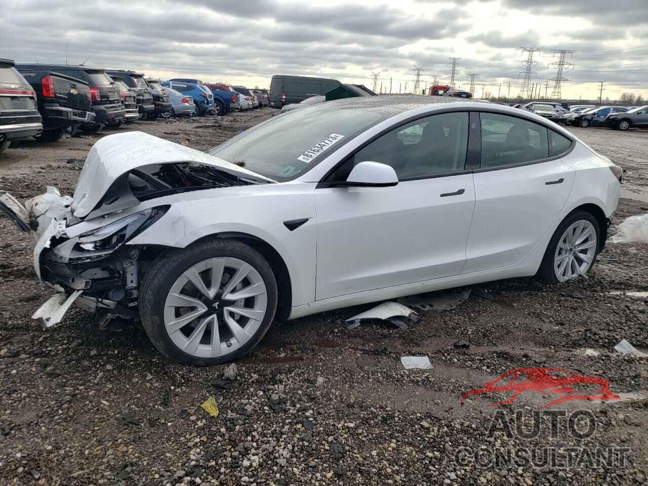 TESLA MODEL 3 2022 - 5YJ3E1EB0NF208581