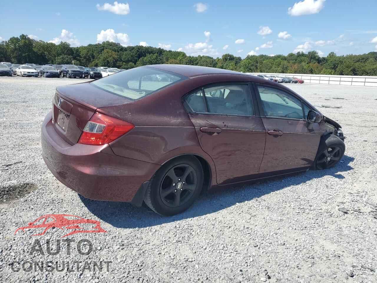 HONDA CIVIC 2012 - 19XFB2F56CE089927