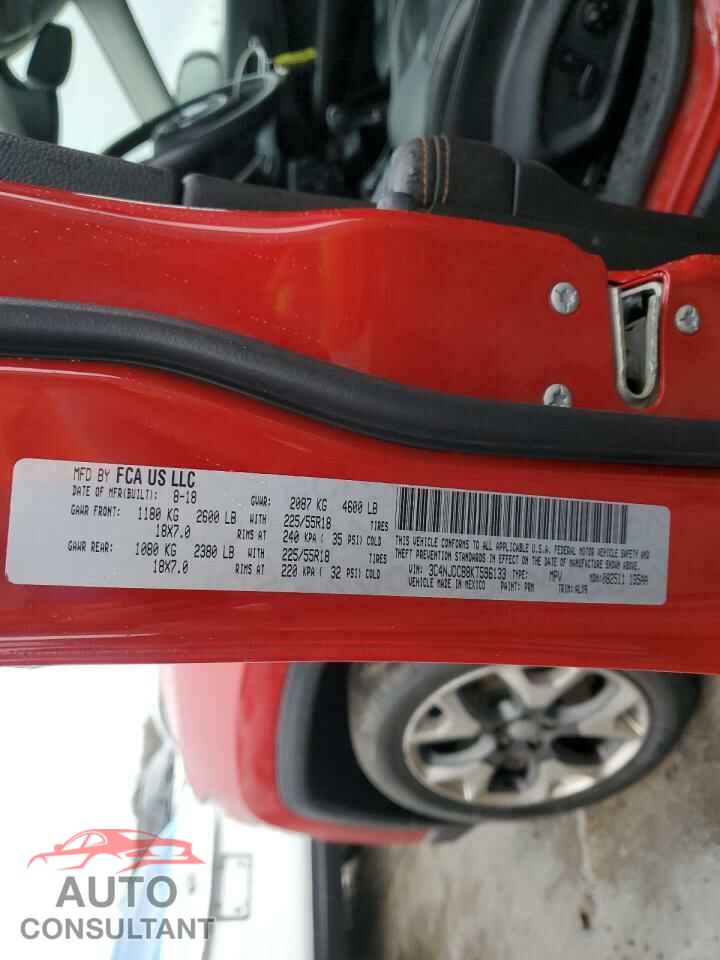 JEEP COMPASS 2019 - 3C4NJDCB8KT596133