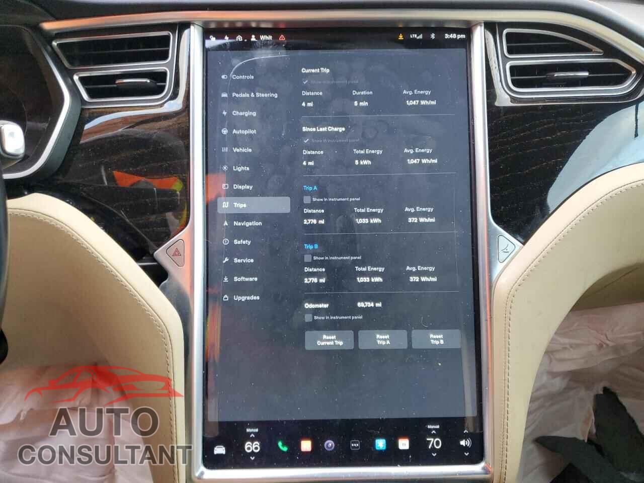 TESLA MODEL S 2016 - 5YJSA1E25GF160165