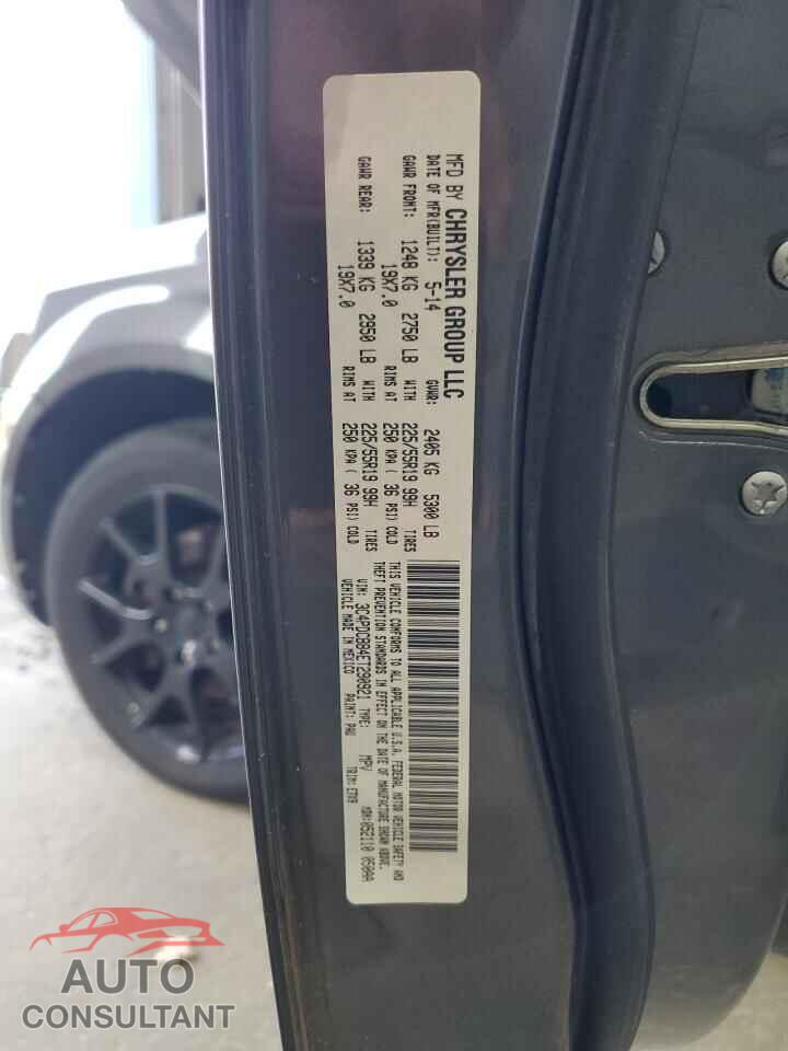 DODGE JOURNEY 2014 - 3C4PDCBB4ET290921