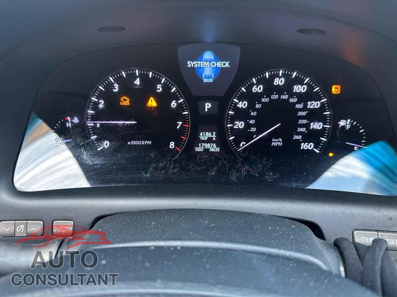 LEXUS LS460 2010 - JTHBL5EF8A5097087