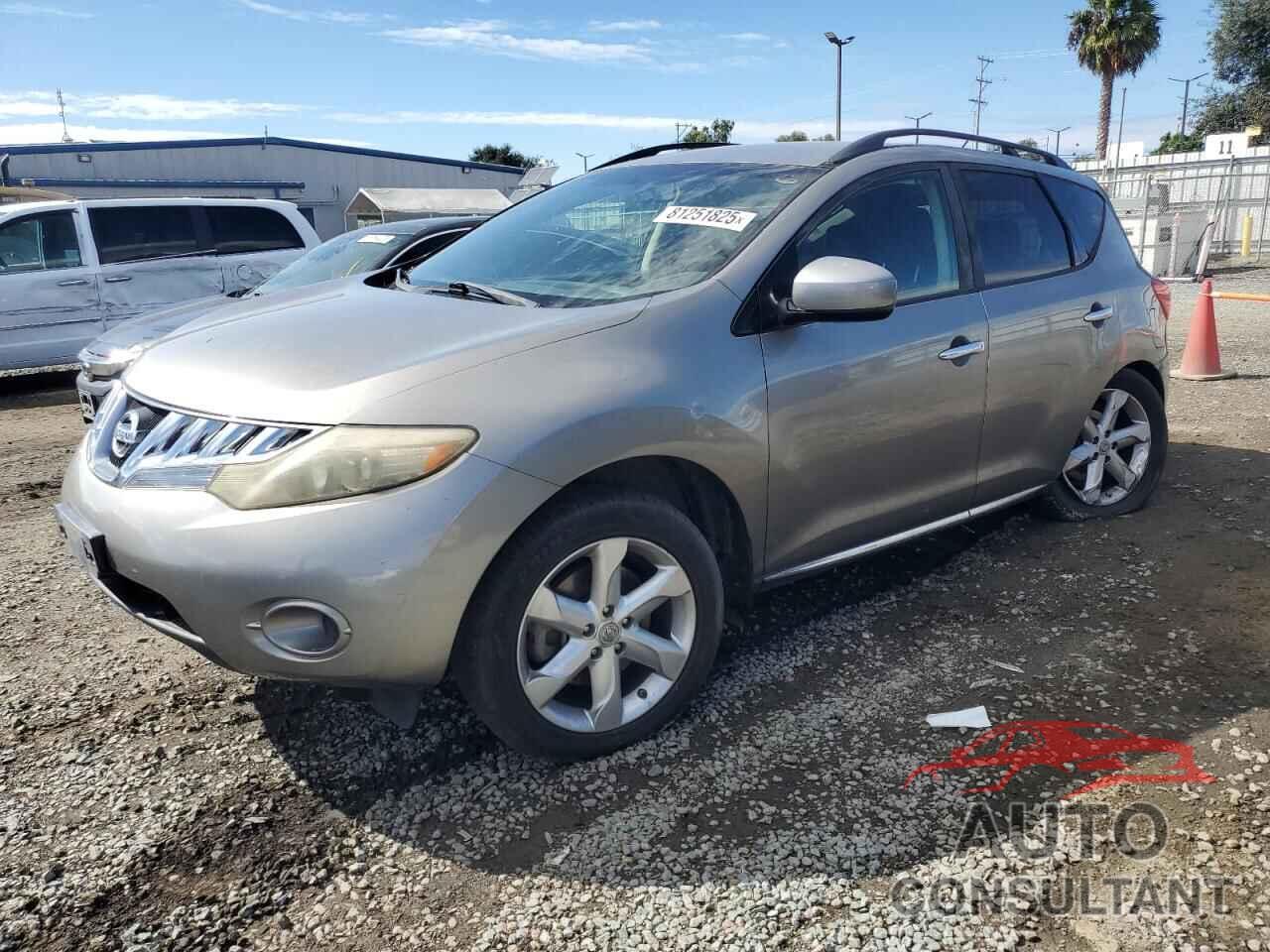 NISSAN MURANO 2009 - JN8AZ18W89W125853