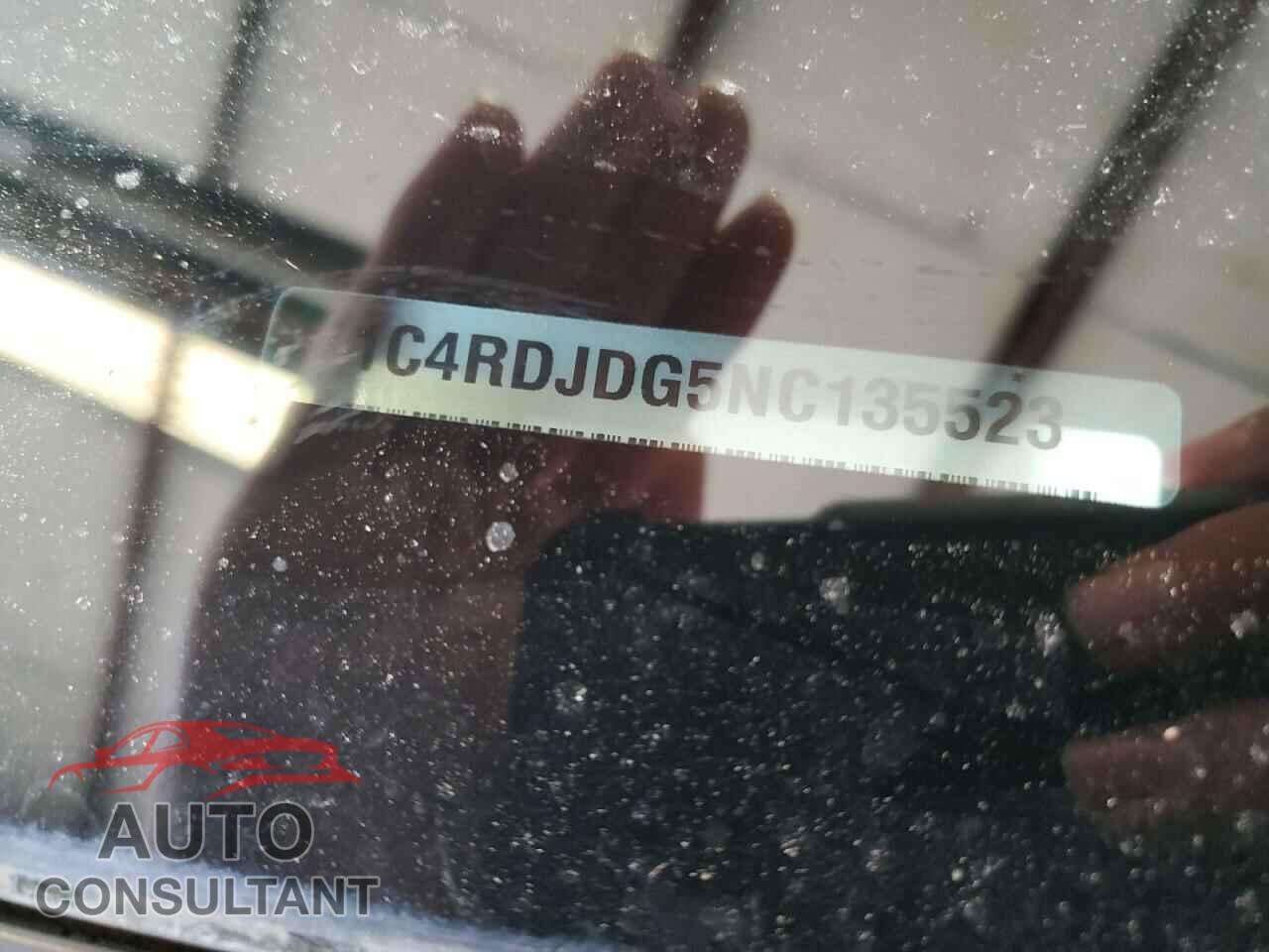 DODGE DURANGO 2022 - 1C4RDJDG5NC135523