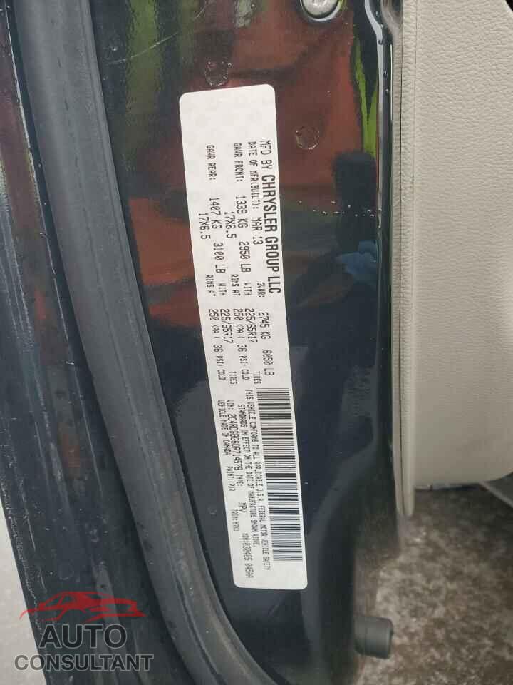DODGE CARAVAN 2013 - 2C4RDGBG6DR714578