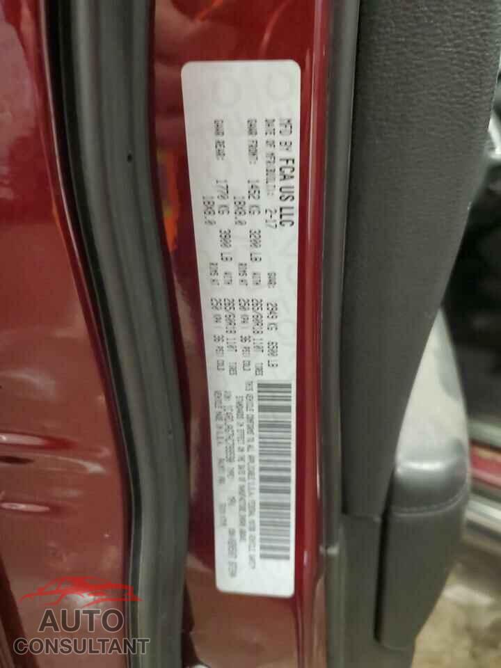 DODGE DURANGO 2017 - 1C4RDJAG7HC799590