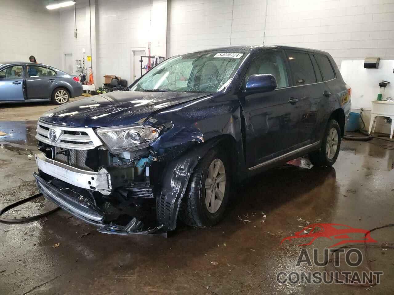 TOYOTA HIGHLANDER 2013 - 5TDBK3EHXDS216637