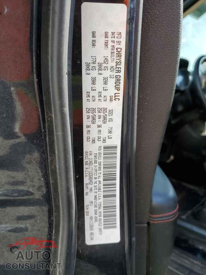 DODGE DURANGO 2013 - 1C4SDJCT1DC602452