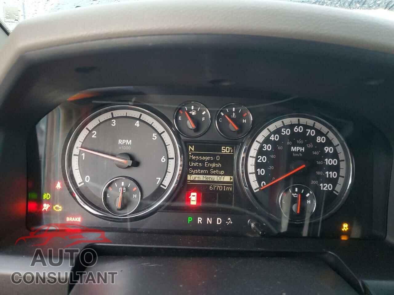 DODGE RAM 1500 2012 - 1C6RD7GT3CS229731