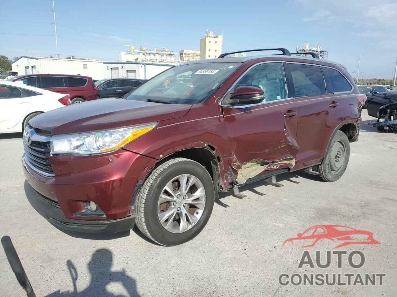 TOYOTA HIGHLANDER 2014 - 5TDKKRFHXES029093