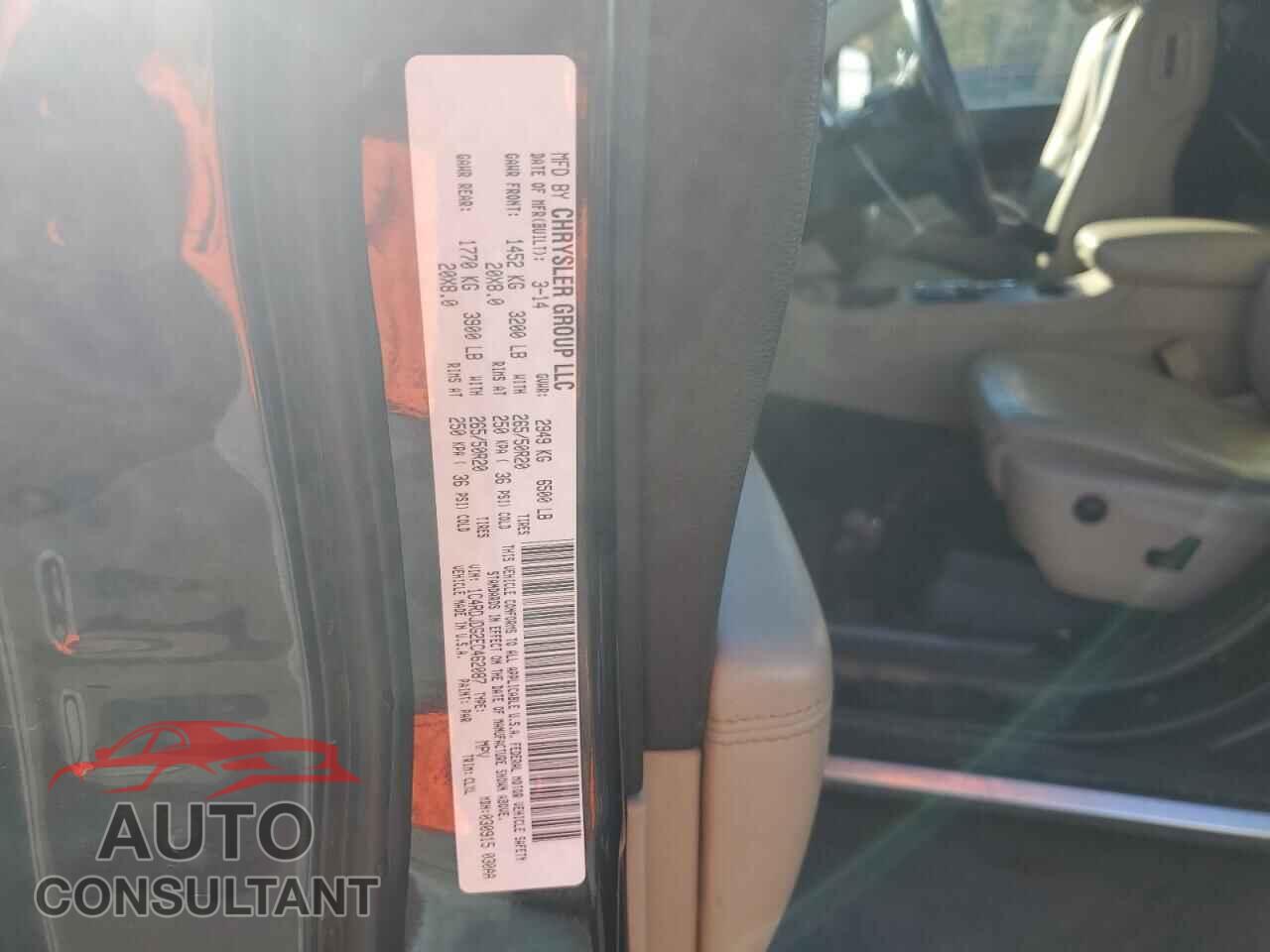 DODGE DURANGO 2014 - 1C4RDJDG2EC462087