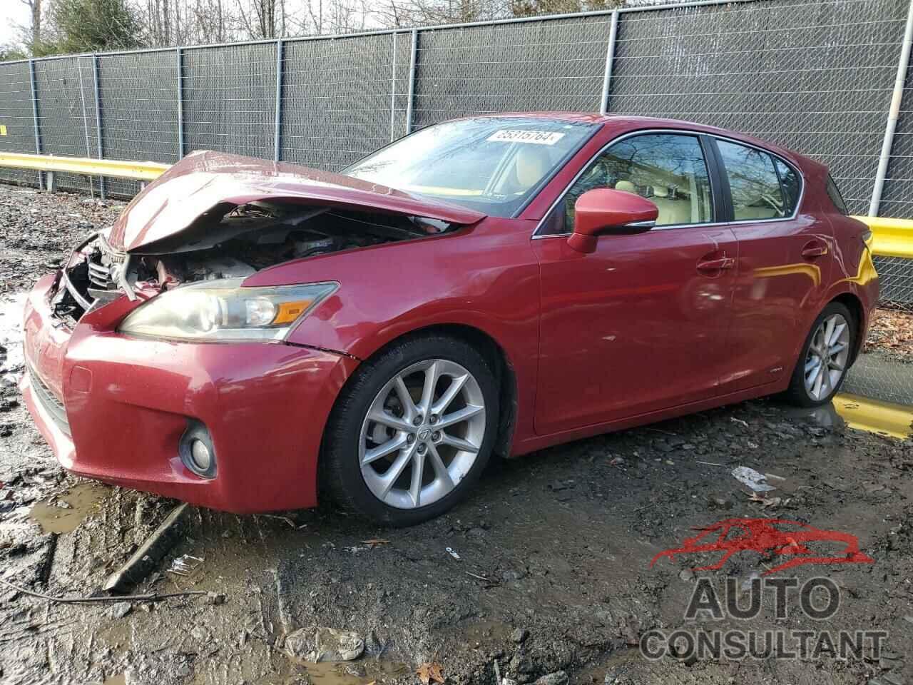 LEXUS CT 200 2013 - JTHKD5BHXD2128123