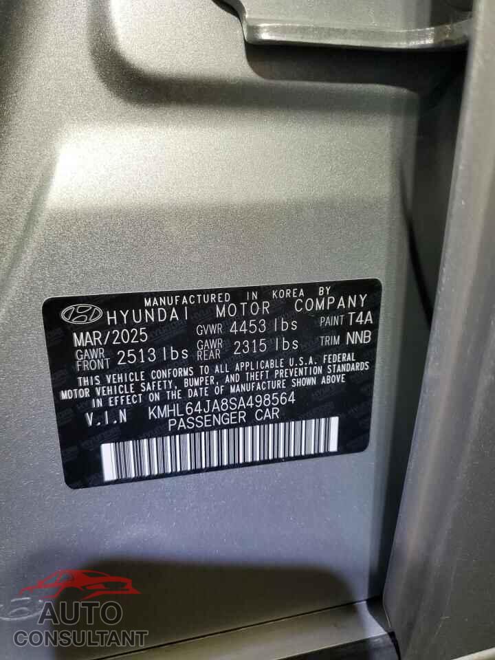 HYUNDAI SONATA 2025 - KMHL64JA8SA498564