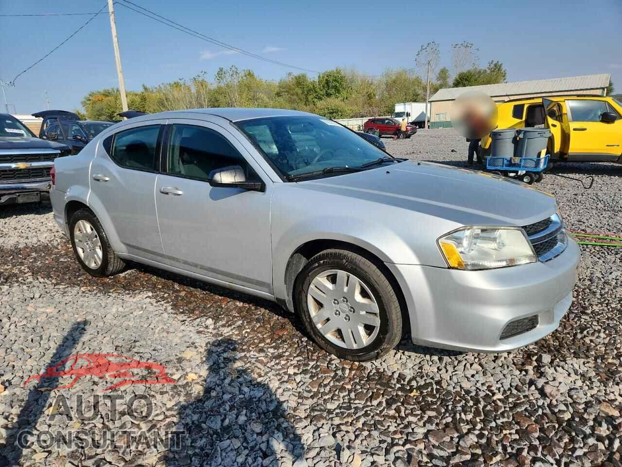 DODGE AVENGER 2012 - 1C3CDZAB7CN235397