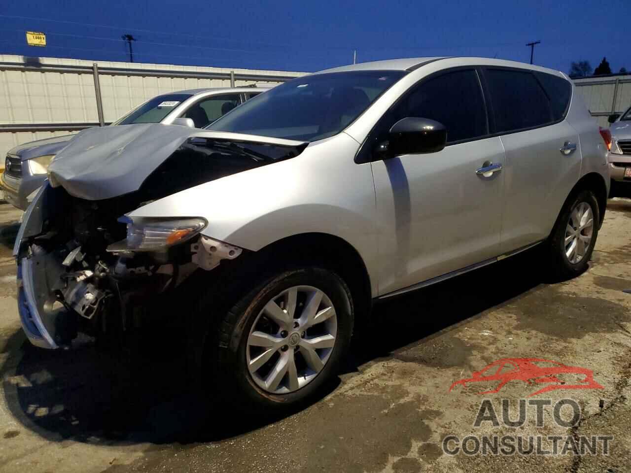 NISSAN MURANO 2012 - JN8AZ1MU4CW109676