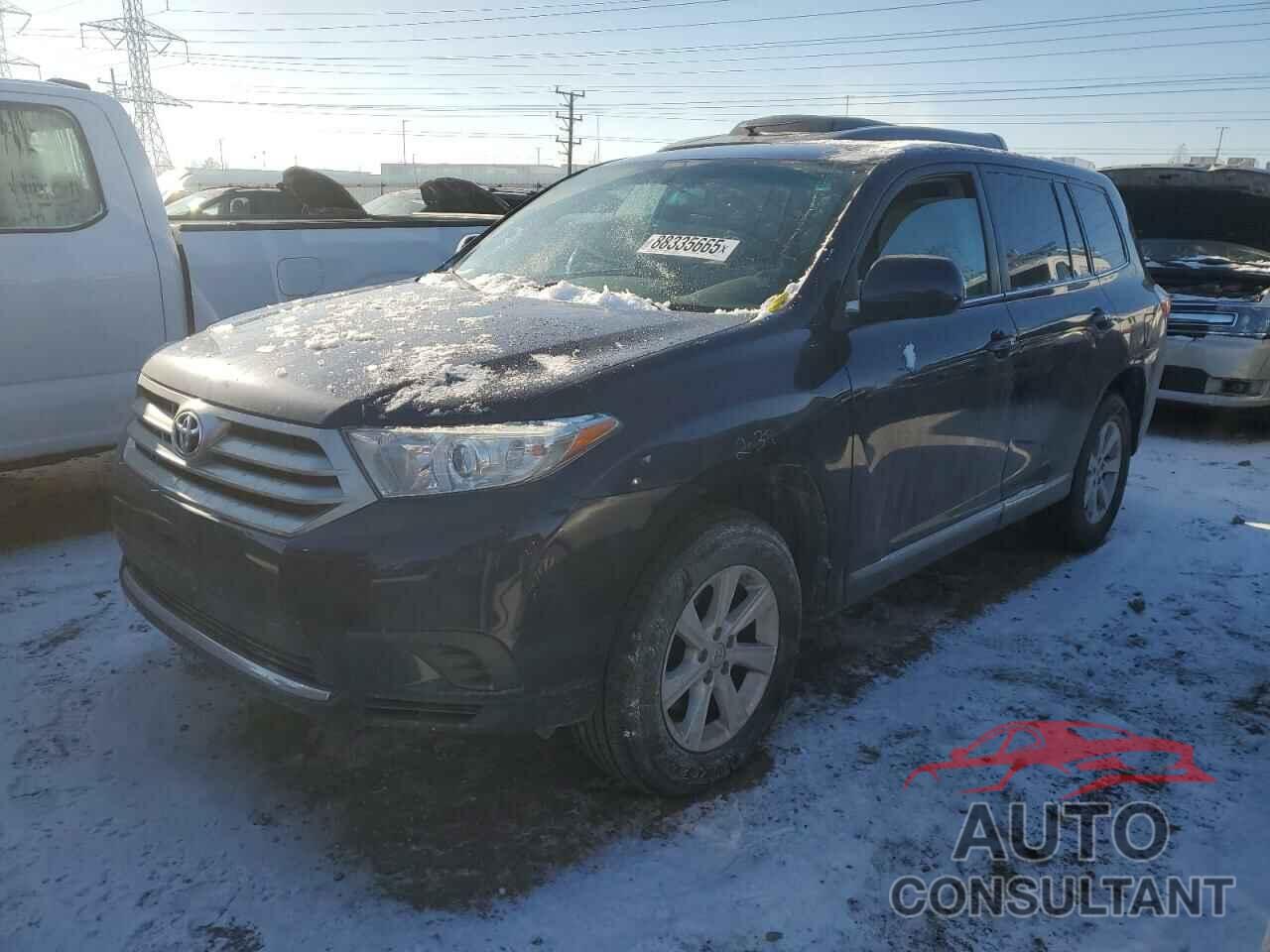 TOYOTA HIGHLANDER 2013 - 5TDZA3EH7DS040227