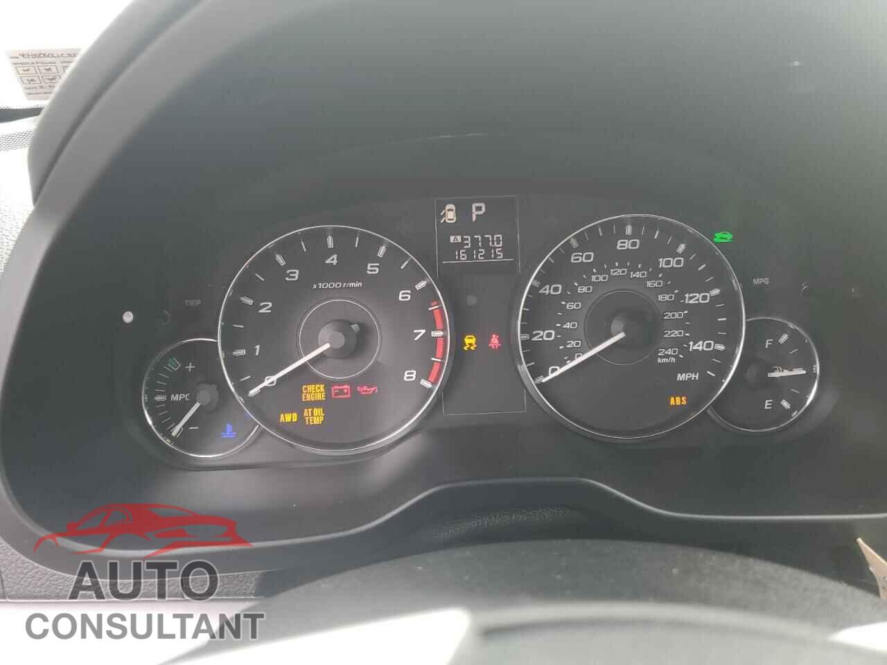 SUBARU OUTBACK 2012 - 4S4BRBCC1C3248496