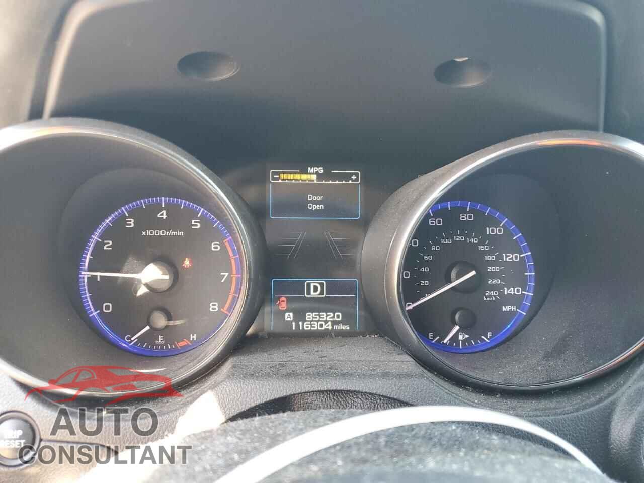SUBARU OUTBACK 2016 - 4S4BSBNC7G3294647