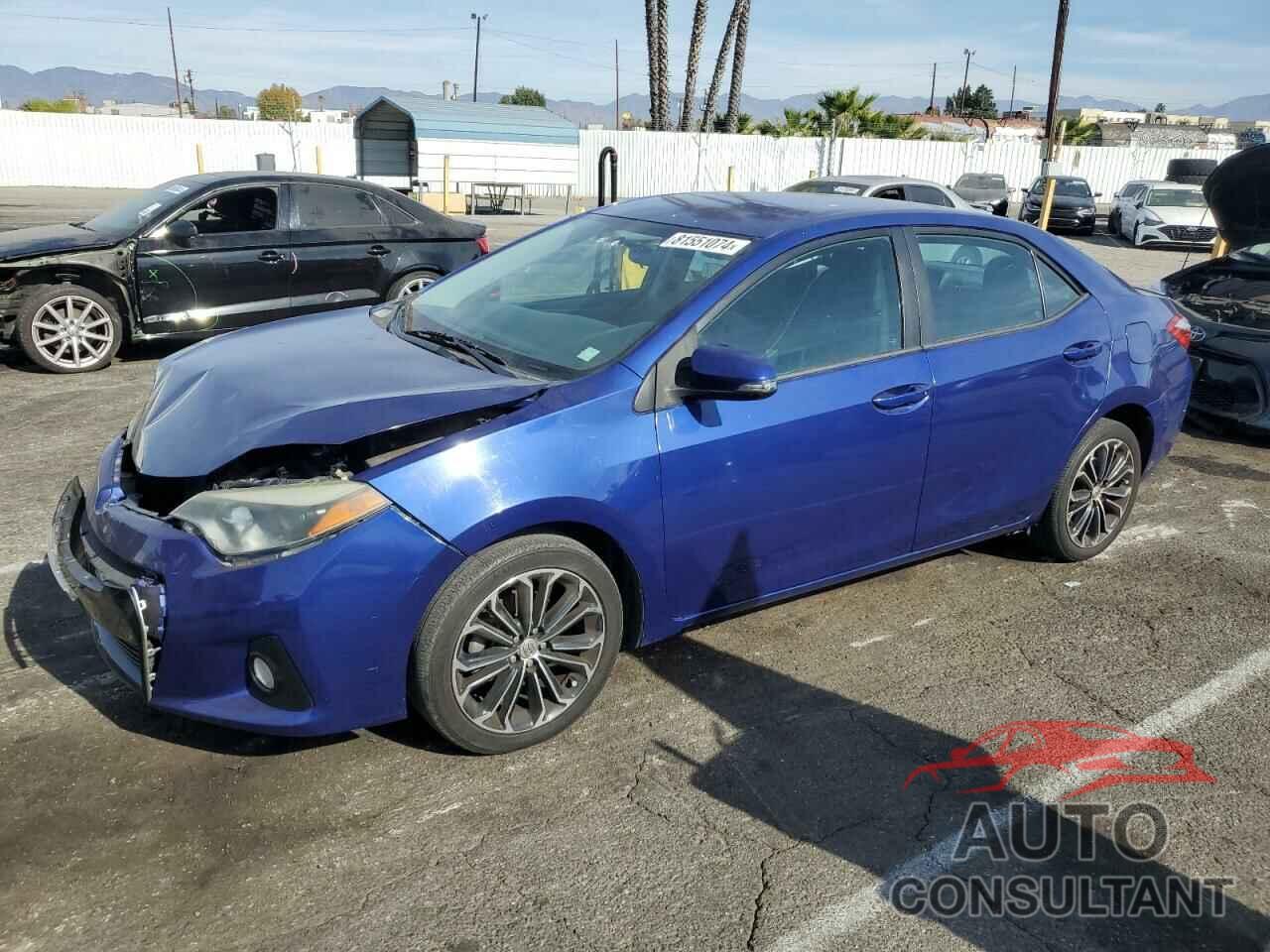 TOYOTA COROLLA 2016 - 5YFBURHE2GP448919