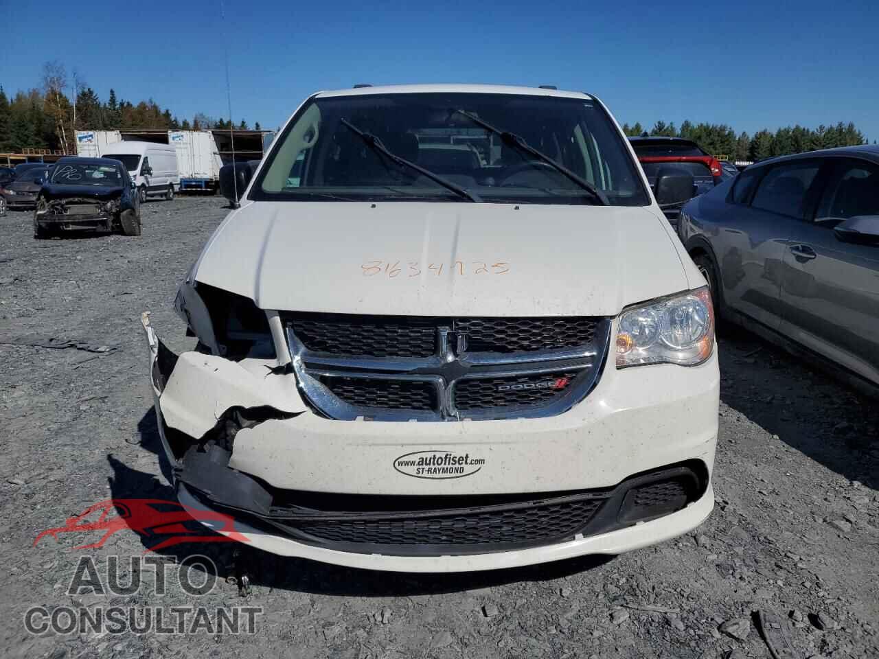 DODGE CARAVAN 2012 - 2C4RDGBG8CR331899