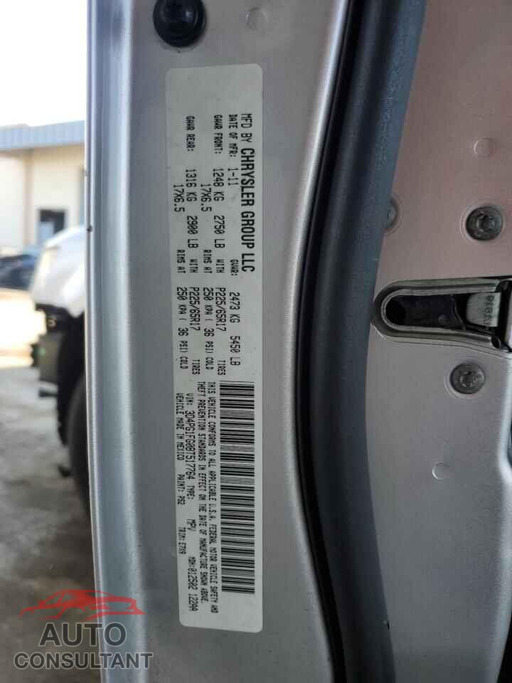 DODGE JOURNEY 2011 - 3D4PG1FG0BT517764