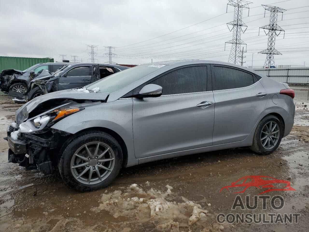 HYUNDAI ELANTRA 2014 - KMHDH4AH6EU151880