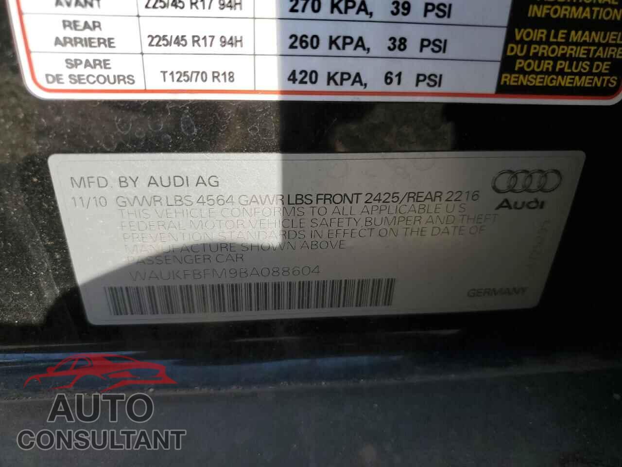 AUDI A3 2011 - WAUKFBFM9BA088604