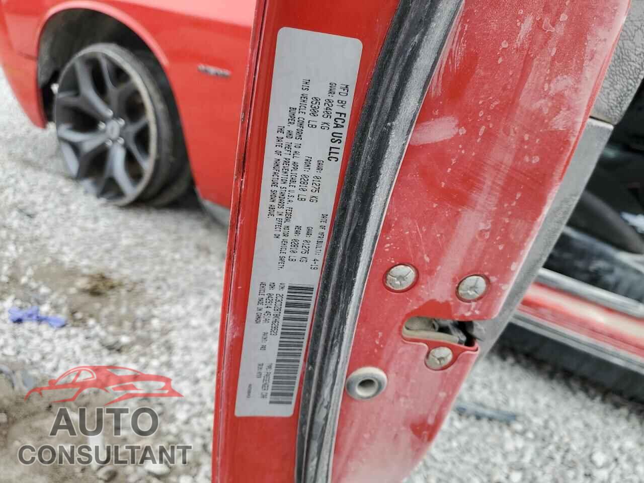 DODGE CHALLENGER 2019 - 2C3CDZBT8KH629523