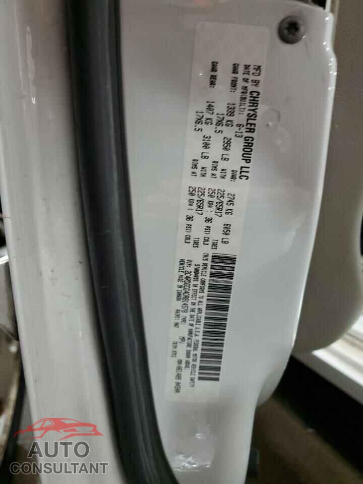 DODGE CARAVAN 2013 - 2C4RDGCG4DR814578