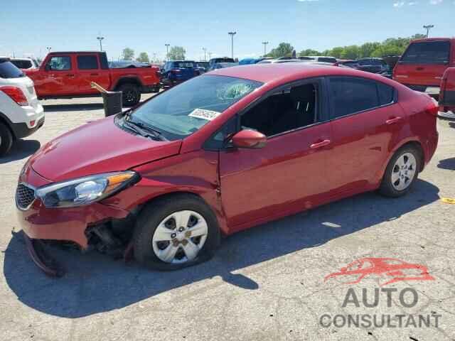 KIA FORTE 2016 - KNAFK4A61G5614869