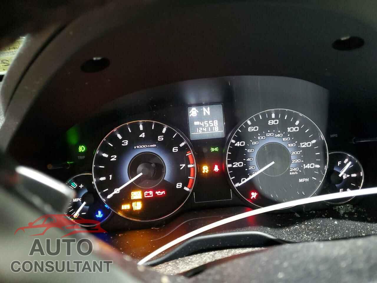 SUBARU OUTBACK 2012 - 4S4BRBCC9C3296876