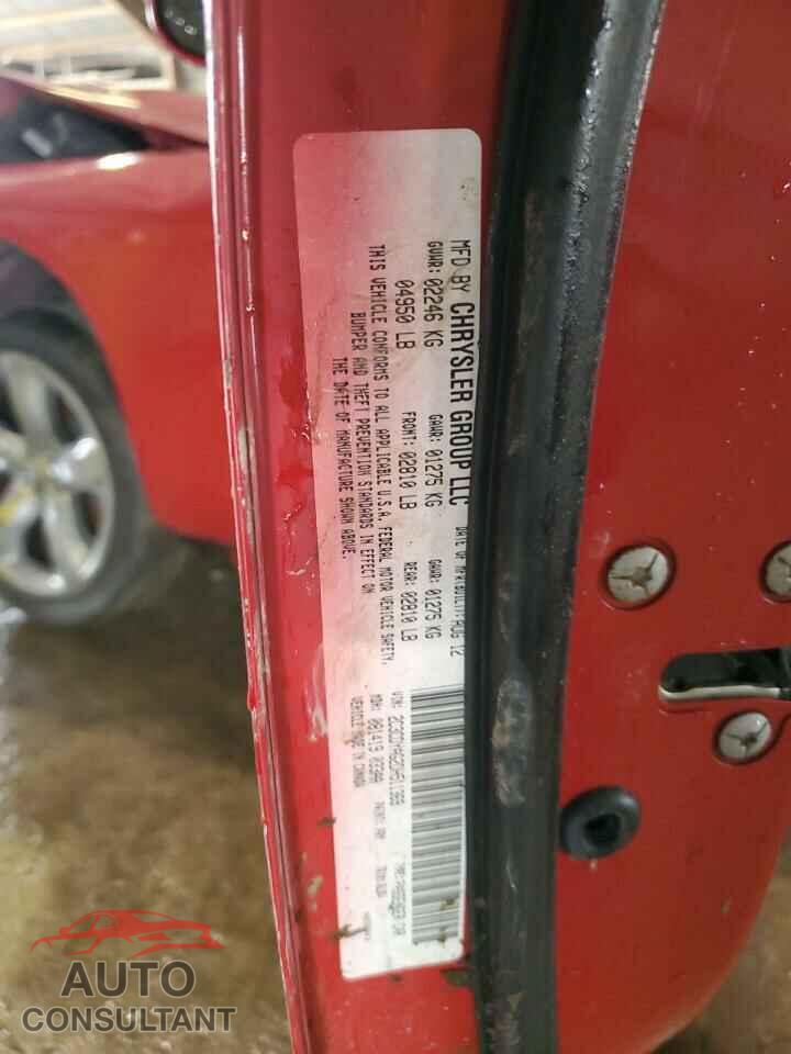 DODGE CHALLENGER 2013 - 2C3CDYAG2DH511369