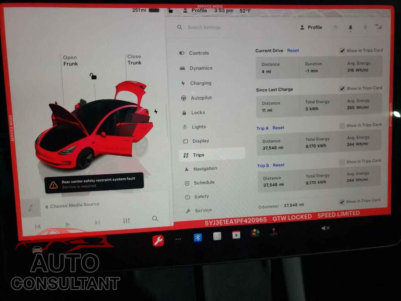 TESLA MODEL 3 2023 - 5YJ3E1EA1PF420965