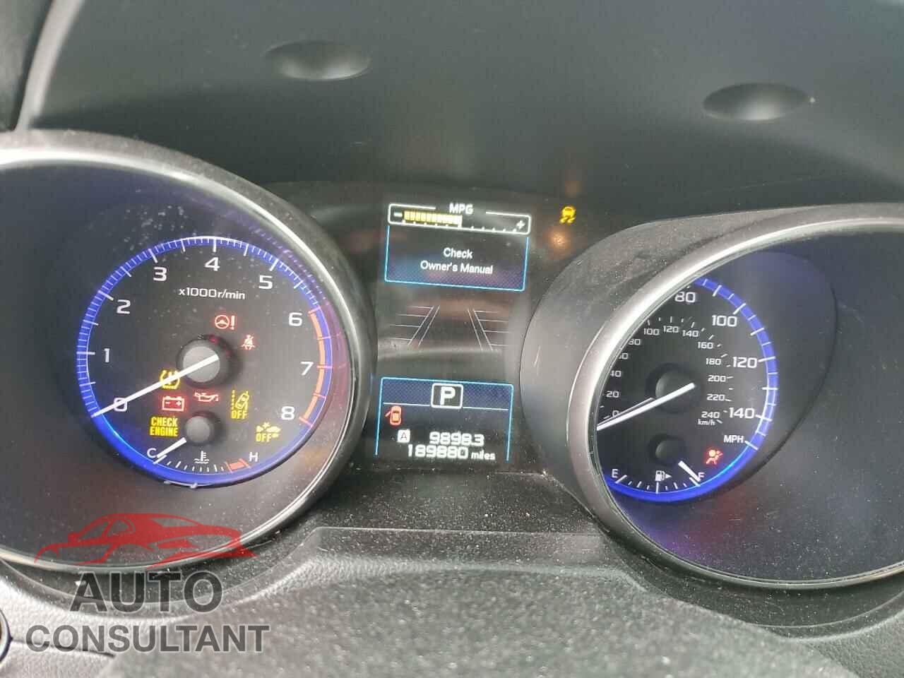 SUBARU OUTBACK 2017 - 4S4BSAFC1H3364184