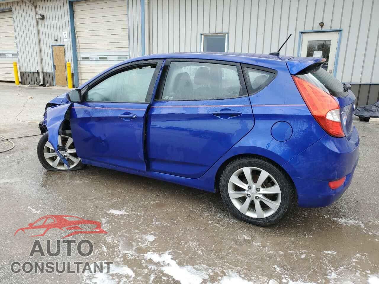 HYUNDAI ACCENT 2012 - KMHCU5AEXCU025280
